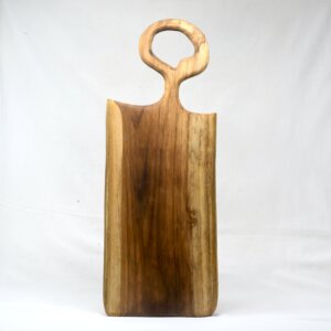 Simple Teakwood Chopping Board with Round Handle