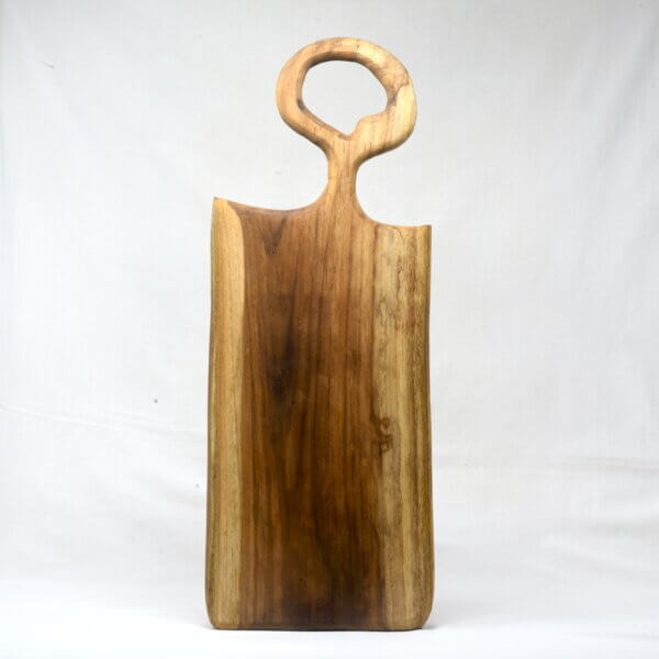 Simple Teakwood Chopping Board with Round Handle