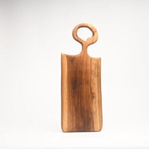 Simple Teakwood Chopping Board with Round Handle