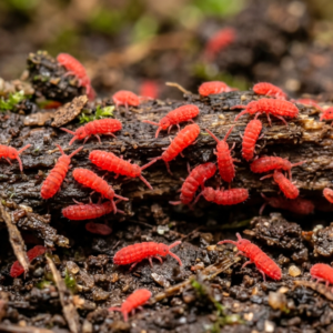 Red Springtails for Closed Terrariums – 15-20 Qty
