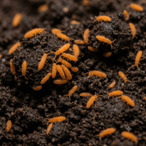 Orange Springtails for Closed Terrariums – 15-20 Qty